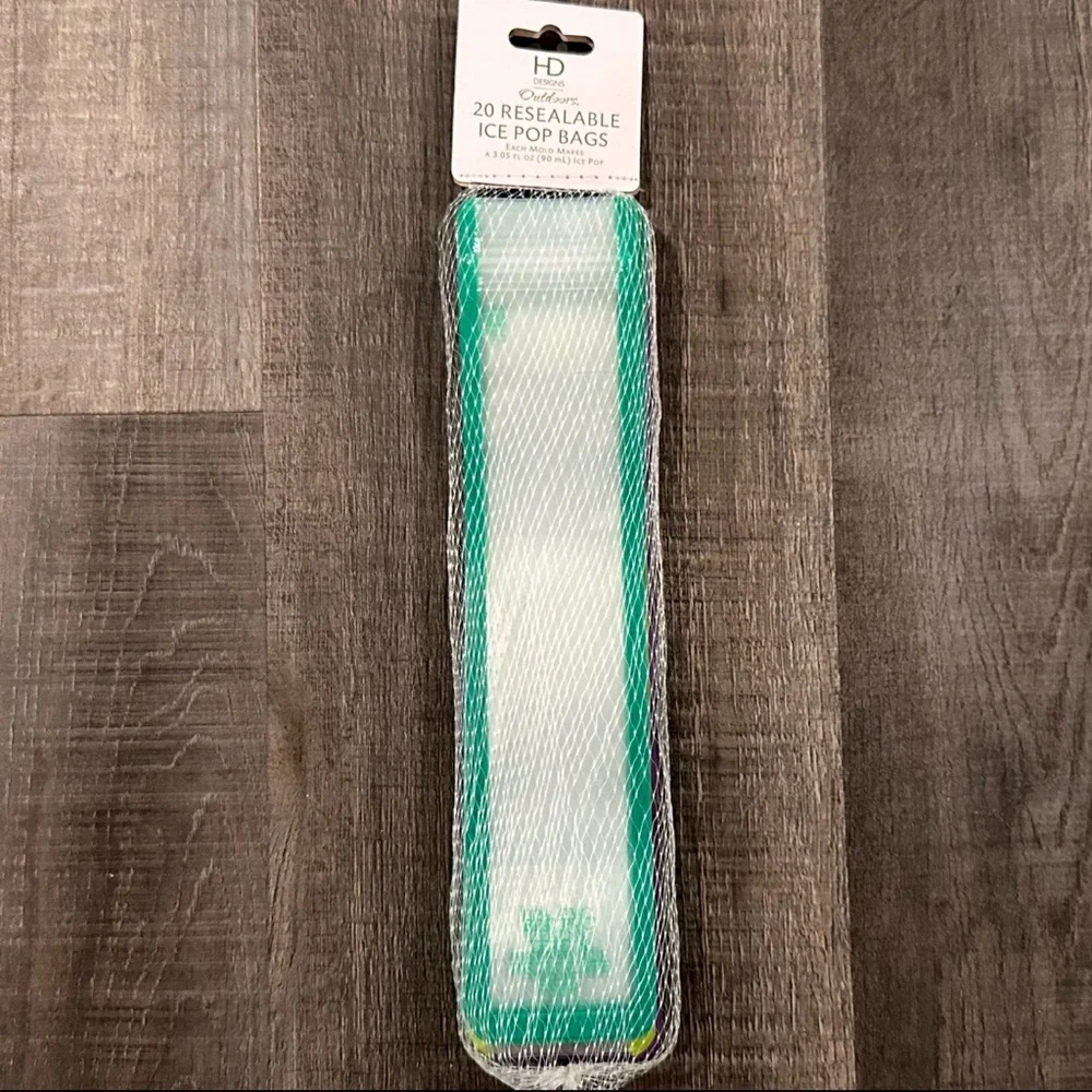 💞 New 20-Pack Resealable Ice Pop / Gogurt Bags